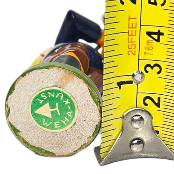 Vintage WEHA-Kunst Erzgebirge Wooden Child Figurine Boy/Girl with Rowan Berries - Picture 7 of 15